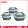 Kitchen use unbreakable best selling plastic bowl with lid